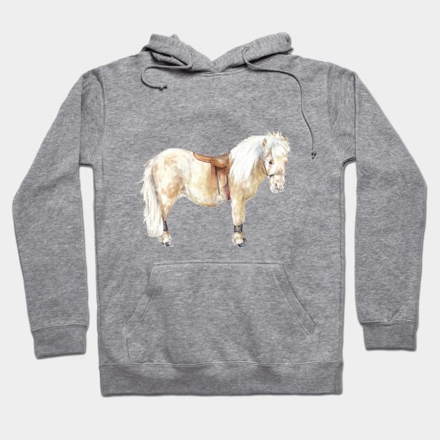 Shetland Pony: Ready to Ride Horse Hoodie by wanderinglaur